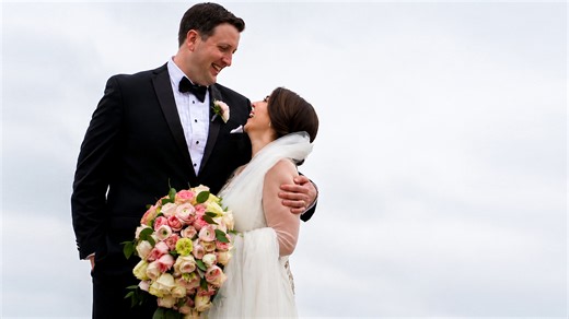 Cameron and Michael’s Texas wedding turns a rainy day into magic