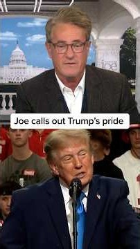 Joe calls out Trump’s pride