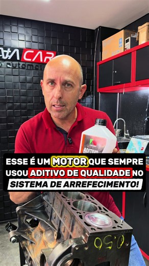 Esse é um motor que sempre usou ADITIVO DE QUALIDADE no sistema de arrefecimento! #carro #motor #aditivo #mecanica