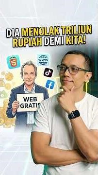 Kenalin Sir Tim Berners-Lee, sosok di balik WWW & HTML🌍