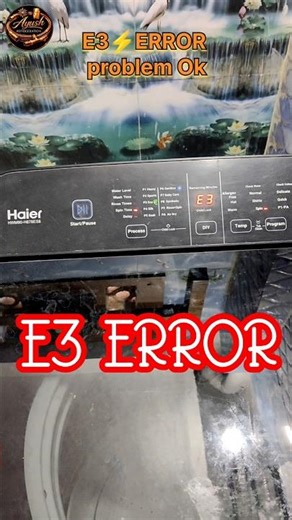 Haier Top Load Washing Machine E3 Error Problem Solve (Hindi) #viral #topload #trending #shorts