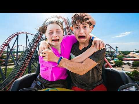 24 Hours Surviving the Most DANGEROUS Challenges at the Park! | Jordan Matter vs Salish