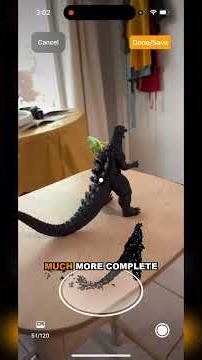 Godzilla 3D Scanning Tutorial: Create High-Fidelity Models with Sapling