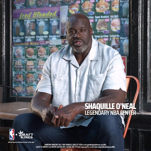 Get in on the NBA action with DraftKings Sportsbook! New customers can bet $5 and get $200 in Bonus Bets if your bet wins! Check it out!🏀👑 | Shaquille O' Neal