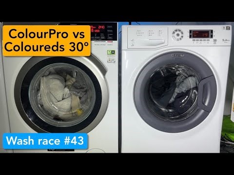 Wash Race #43 | AEG 9000 vs Hotpoint Ultima - ColourPro vs Coloureds 30°