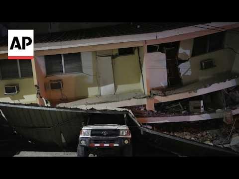 Panama declares state of emergency after 7.7 and 6.6 magnitude earthquakes
