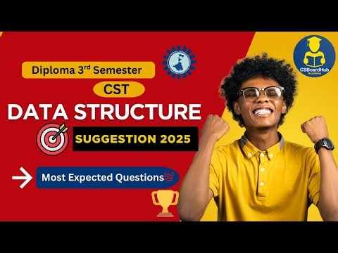 🎯Diploma Data Structure Exam Suggestion 2026 | Most Important Data Structure Questions | Exam Ready🚀