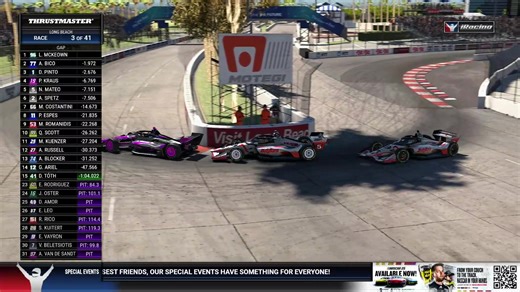 The INDYCAR Thrustmaster iRacing Pro Series makes its return for the 2026 Season on the twisting coastal roads of Long Beach, as a new crop of 33 top-ranked INDYCAR competitors battle to see who can conquer the Fastest Racing on Earth! | iRacing