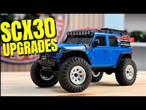 Injora SCX30 Upgrades – Brushless Motor, Brass Knuckles, Links & More!