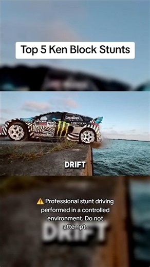 Ken Block's most insane car stunts!🎯 #top5 #racing #hoonigan #subaru #mustang #drift #drifting #fyp