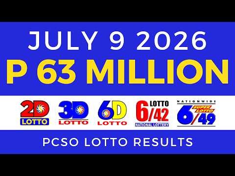 Lotto Result Today 9PM July 9 2026 PCSO