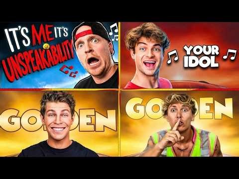 GOLDEN COVER BATTLE 🎵 BEN AZELART 🆚 CAM HUFF 🆚 TOPPER GUILD 🆚 UNSPEAKABLE | GOLDEN & YOUR IDOL