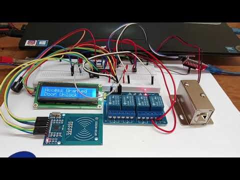 🔐 RFID based secure door lock system#arduino #diy #programming #coding #esp32 #ml #ai #tech #viral