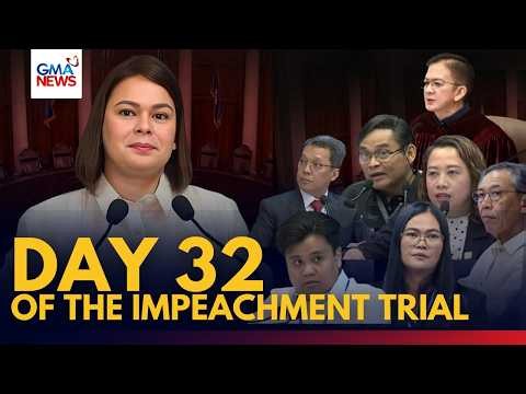 FULL - Day 32 of VP Sara Duterte impeachment trial (October 1, 2026) | GMA News