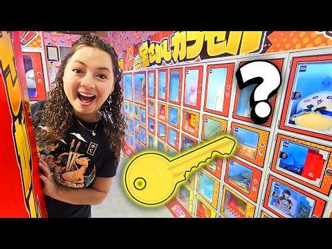Mystery Vending Gacha Lockers Challenge IN Japan!