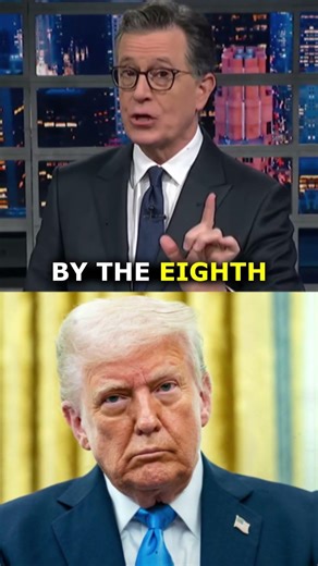 Colbert Read Trump’s 3AM Posts in Silence — The Room Lost It