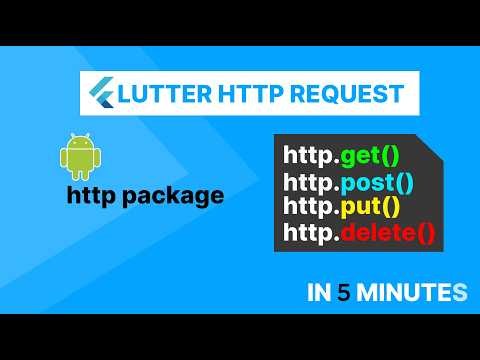Quick Flutter HTTP REST API - GET, POST, PUT, DELETE