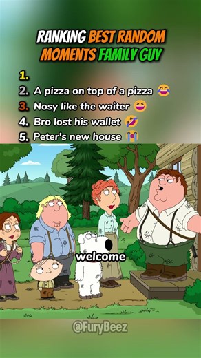 Ranking Best Random Moments Family Guy