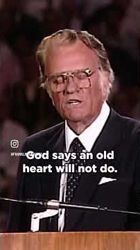 Billy Graham “ the Bible says He opens the Heart ”