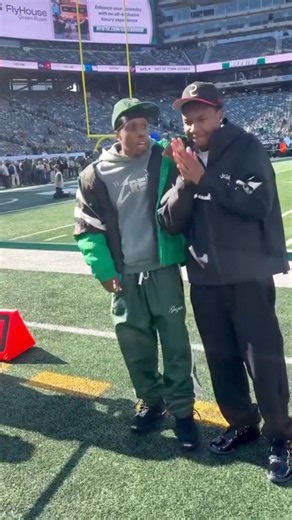 HARLEM TO YONKERS..FERGIE AND JAEWON LINK ON THE FIELD....