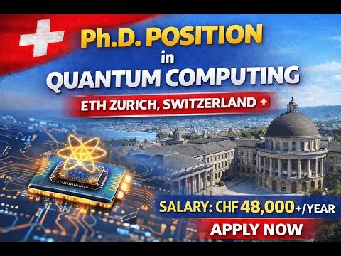 ETH Zurich PhD Job | Quantum Computing Research Position