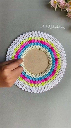 Cowrie shell wall hanging craft ideas #youtubeshorts #shorts #wallhanging #diy #craft