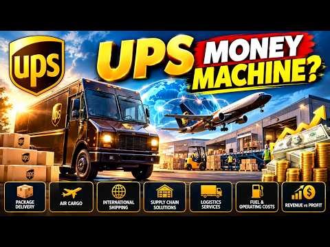 UPS: How It Makes BILLIONS Delivering Packages 📦💰 #usa 