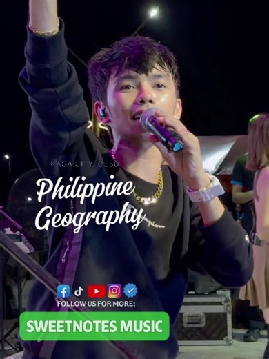 Ni Request pa kasi🤣 Philippine Geography | Yoyoy Villame - Sweetnotes Live @ Naga City, Cebu #SweetnotesMusic #coversongsinger #livemusic #music #OPM#fyp #foryou #OPM