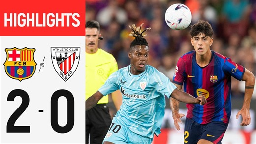 Highlights | FC Barcelona 2-0 Athletic Club | LaLiga 2026/27 J1