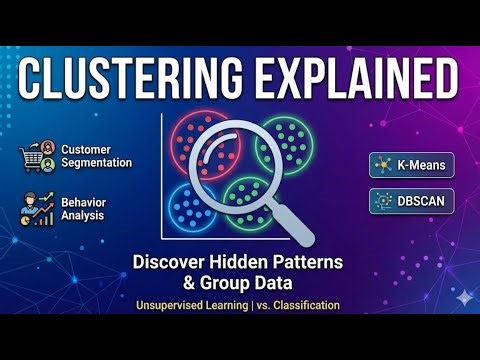 Clustering in Machine Learning Explained | Unsupervised Learning Made Simple