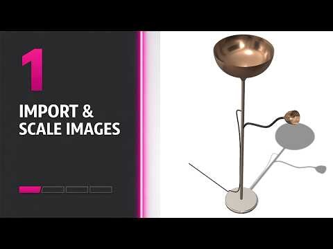 How to Model a Lamp in Rhino 3D - Part 1: Importing & Scaling Reference Images