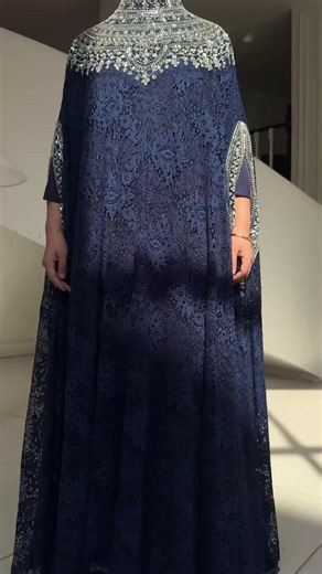 MA470 | Lace Cape Abaya with Embellishments A little sparkle, a lot of elegance ✨ Soft blue lace, intricate embellishments, and a graceful flowing silhouette — this abaya was made for those moments when you want to feel effortlessly beautiful. Perfect for weddings, Eid celebrations, and special gatherings. Would you wear this dreamy blue for Eid or a wedding? Tell us below! #LuxuryAbaya #ModestFashion #AbayaStyle #eidoutfit #abaya