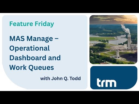 Feature Friday - MAS Manage – Operational Dashboard and Work Queues