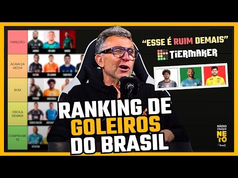 CRAQUE NETO FAZ RANKING DE MELHORES/PIORES GOLEIROS DO BRASIL: O RESULTADO VAI TE SURPREENDER 