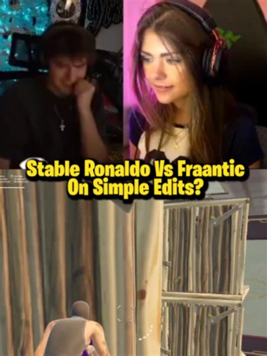 Fraantic vs Stable Ronaldo Fortnite 1v1 highlights