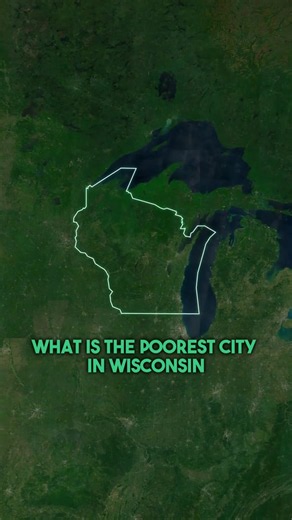 What is the poorest city in Wisconsin based on ai #Usa #fyp #wisconsin #poor #city