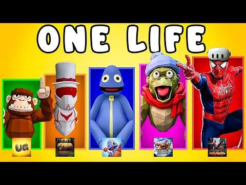 Beating VR Games from Easiest to Hardest, but I have 1 LIFE (2026)