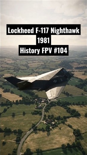 Lockheed F-117 Nighthawk 1981 | History FPV #104 #HistoryFPV #F117Nighthawk #F117 #USA #Plane#Shorts