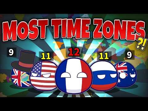Which Country Has the Most Time Zones?