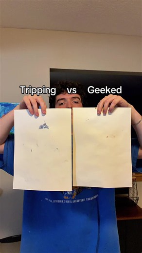 Tripping vs Geeked: Painting & Drawing Comparison