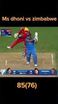 MS Dhoni's terrific knock v Zimbabwe | CWC15 | Hindi Highlights