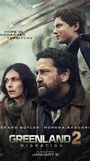 flicksandflix on Instagram: "MOVIE TRAILER: “GREENLAND 2: MIGRATION” @greenlandmovie Together until the very end. Watch the final trailer for #Greenland2Migration - only in theaters this Friday. Get tickets now. #Greenland2 @stxfilms @lionsgate @lionsgateaction - #Greenland #GreenlandMovie What do you think of this new trailer?"