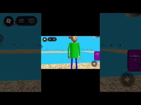 I played baldi's basics Plus on ROBLOX