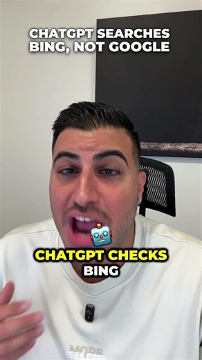 When someone asks ChatGPT to recommend a local business, it runs a Bing search behind the scenes and picks from what ranks there.