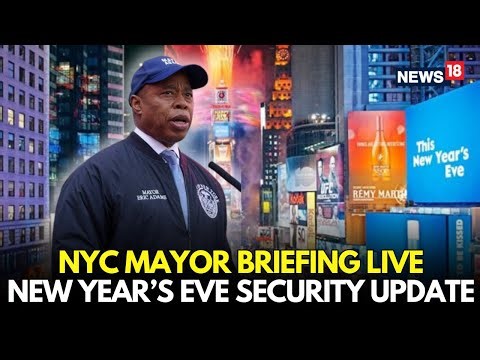 LIVE | High Alert in NYC? Mayor Eric Adams Reveals Massive Security Plan Ahead of New Year’s Eve