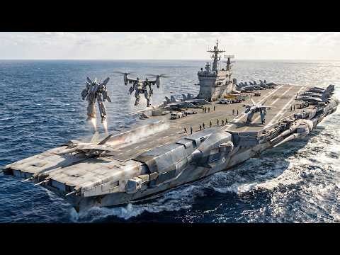 EPIC 3 Mode Fighter Jets Meet Mecha in Intense Aerial Combat Robot Aircraft