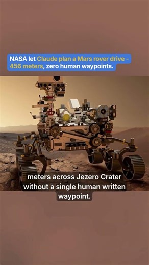 NASA's Mars Rover Just Completed Its First AI-Planned Drive