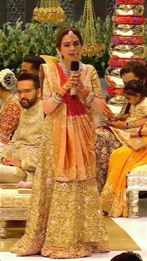 Nita Ambani’s Emotional Speech 😢👑 | Radhika Wedding Moment 💍✨