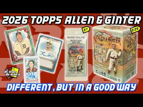 NEW RELEASE 🚨 CRAZY PULL! 2026 Topps Allen & Ginter Value Boxes & Packs! ONE OF MY FAVORITE SETS!