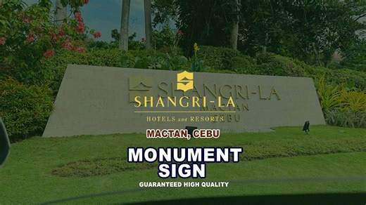Shangri-La Monument Sign